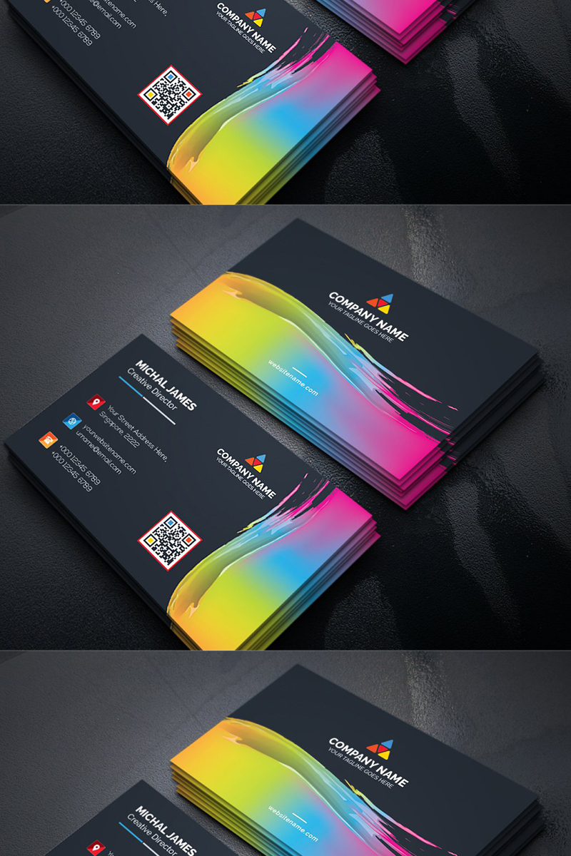 Abstract Business Card - Corporate Identity Template