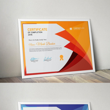 Corporate Decorative Certificate Templates 96154