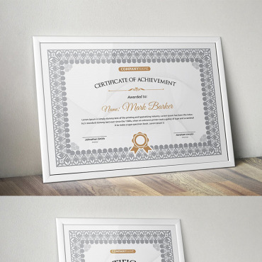 Corporate Decorative Certificate Templates 96156