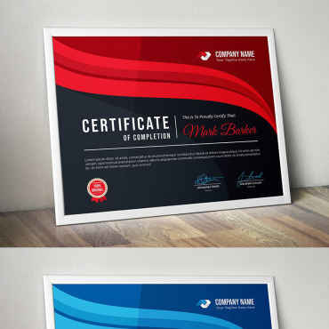 Corporate Decorative Certificate Templates 96217