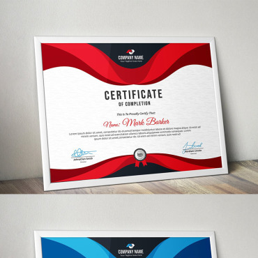 Corporate Decorative Certificate Templates 96223