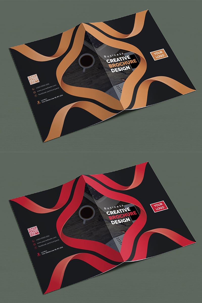 Modern Bifold Brochure - Corporate Identity Template