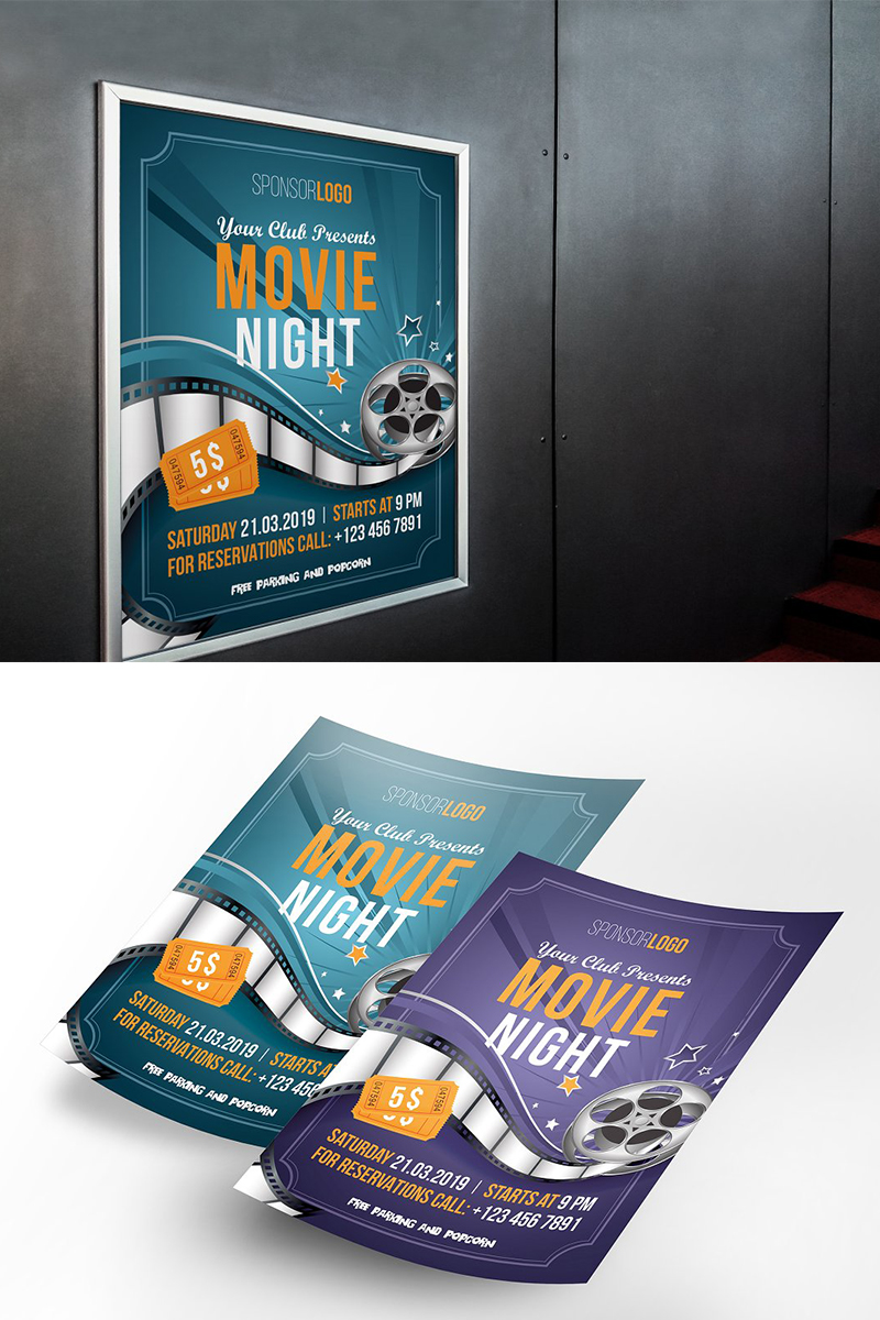 Movie Flyer Poster - Corporate Identity Template