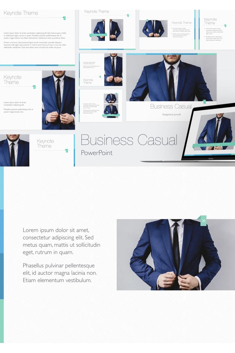 Business Casual PowerPoint template