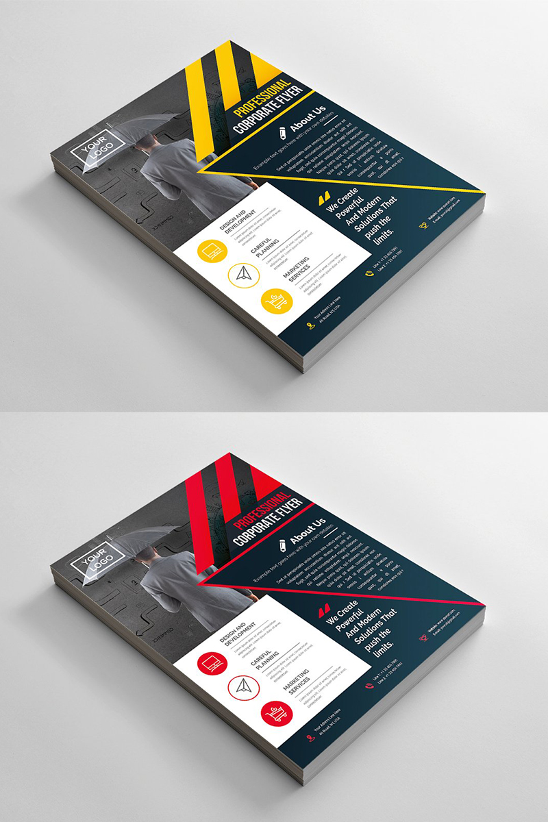 Modern Dark Flyer - Corporate Identity Template