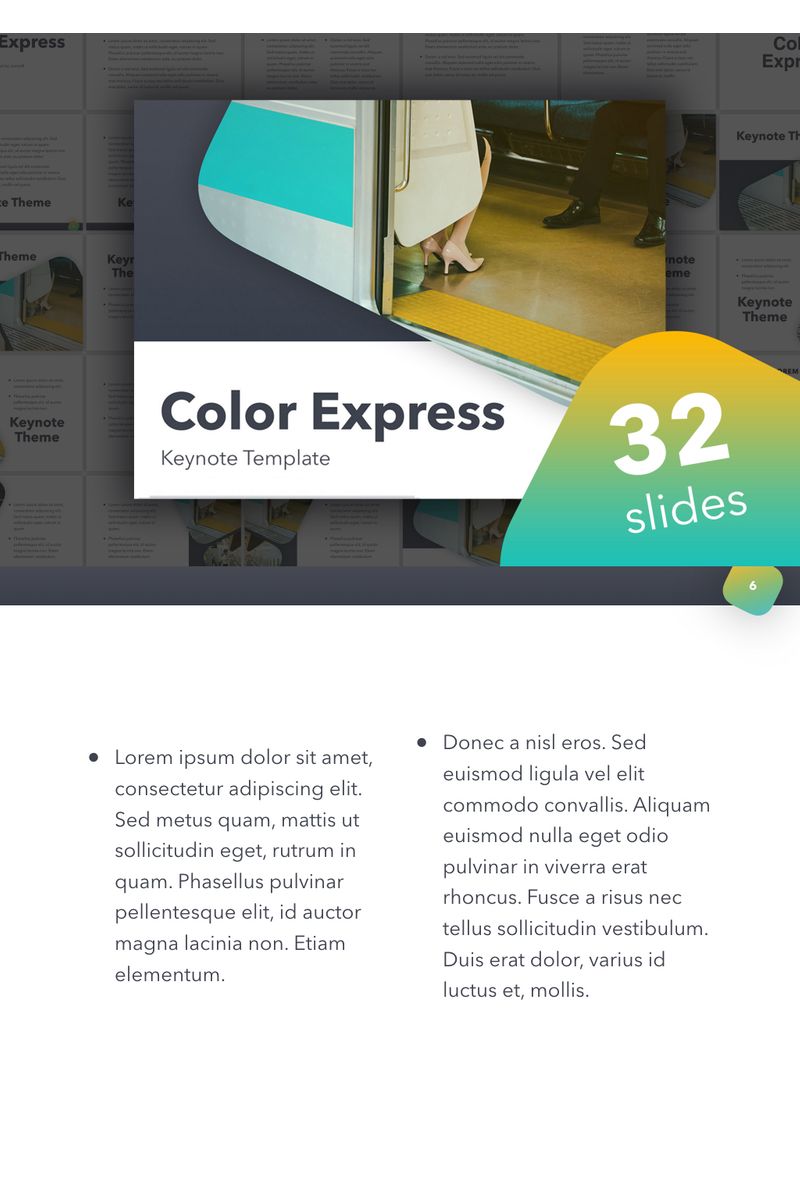 Color Express - Keynote template