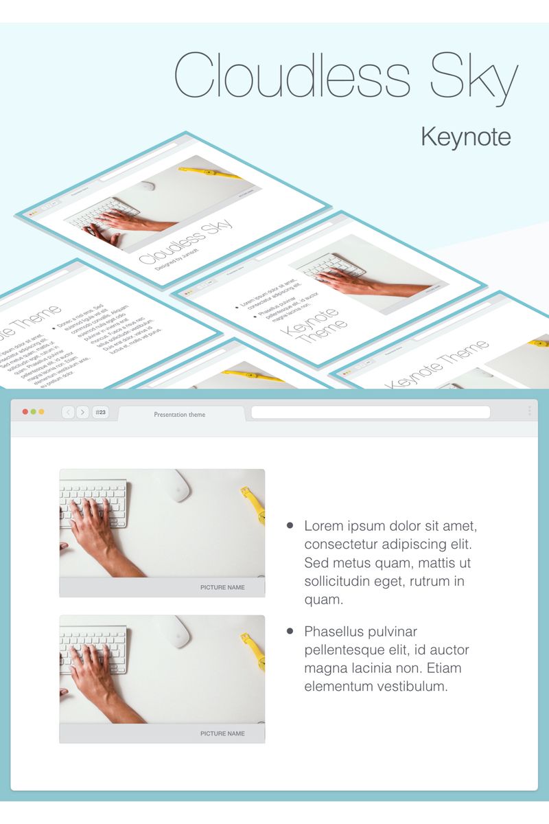 Cloudless Sky - Keynote template