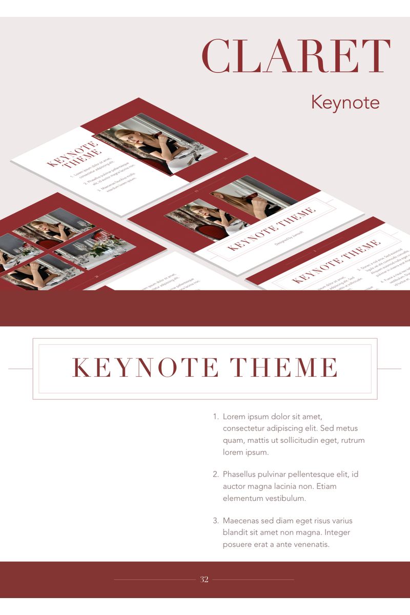 Claret - Keynote template