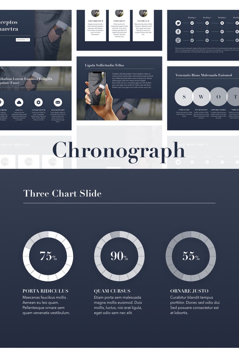 Chronograph - Keynote template