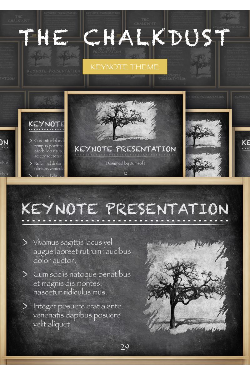 Chalkdust - Keynote template