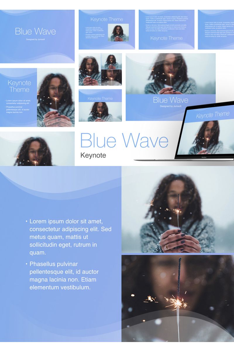 Blue Wave - Keynote template