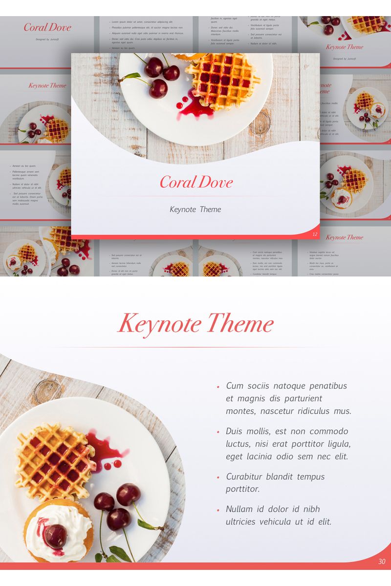 Coral Dove - Keynote template