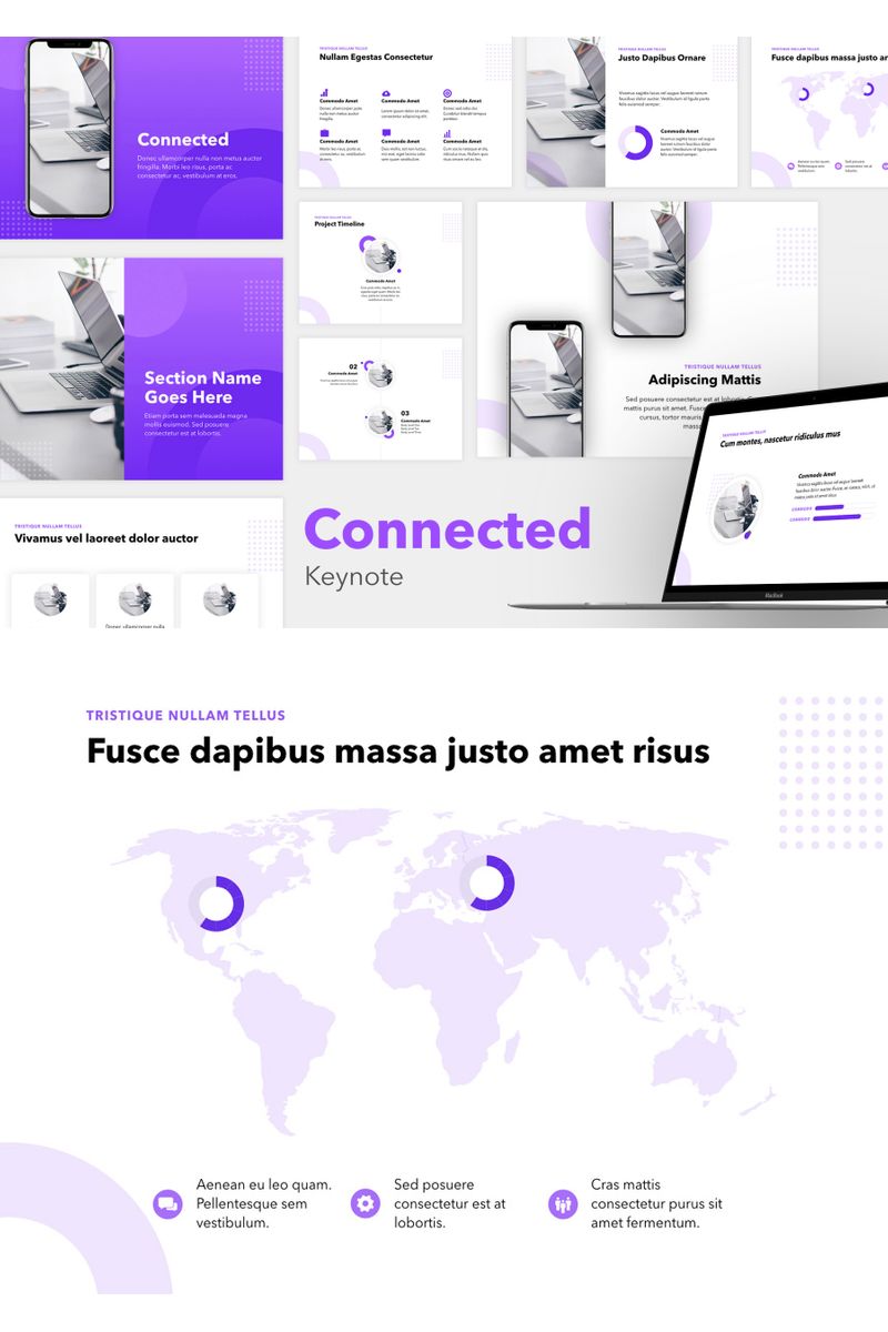 Connected - Keynote template