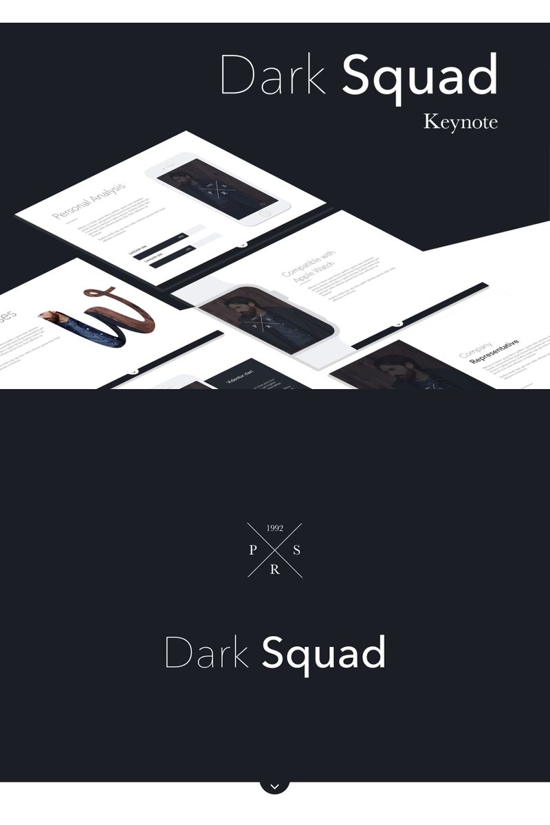 Dark Squad - Keynote template