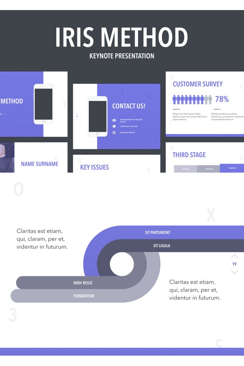 Iris Method - Keynote template