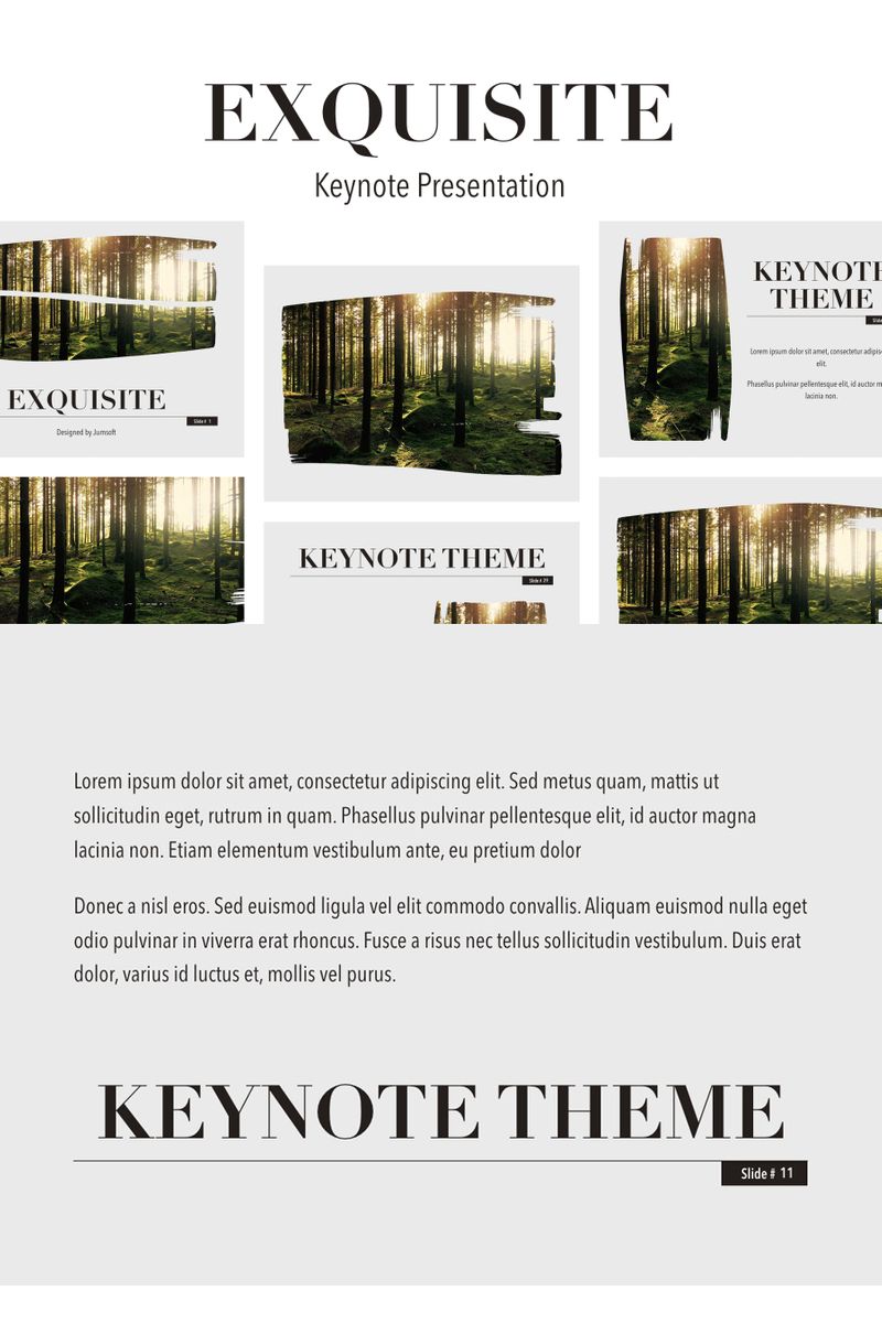 Exquisite - Keynote template