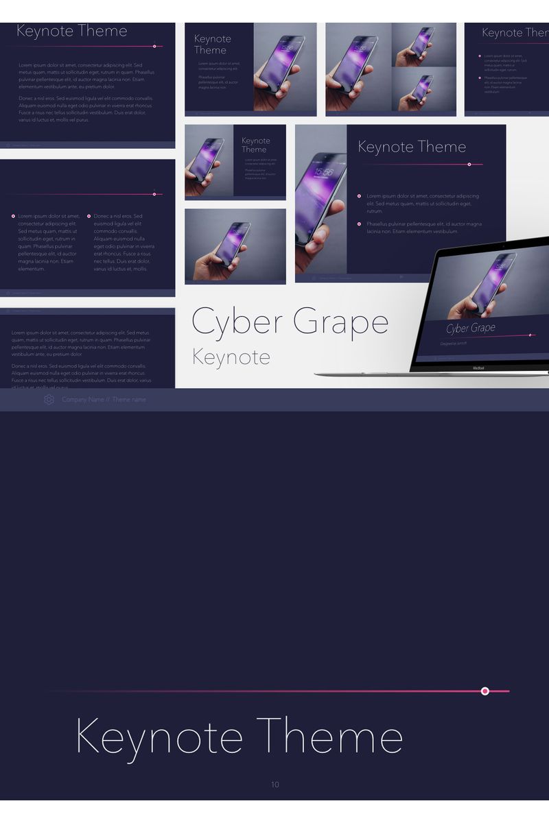 Cyber Grape - Keynote template