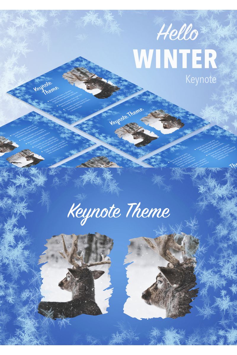 Hello Winter - Keynote template