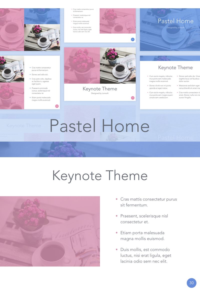 Pastel Home - Keynote template