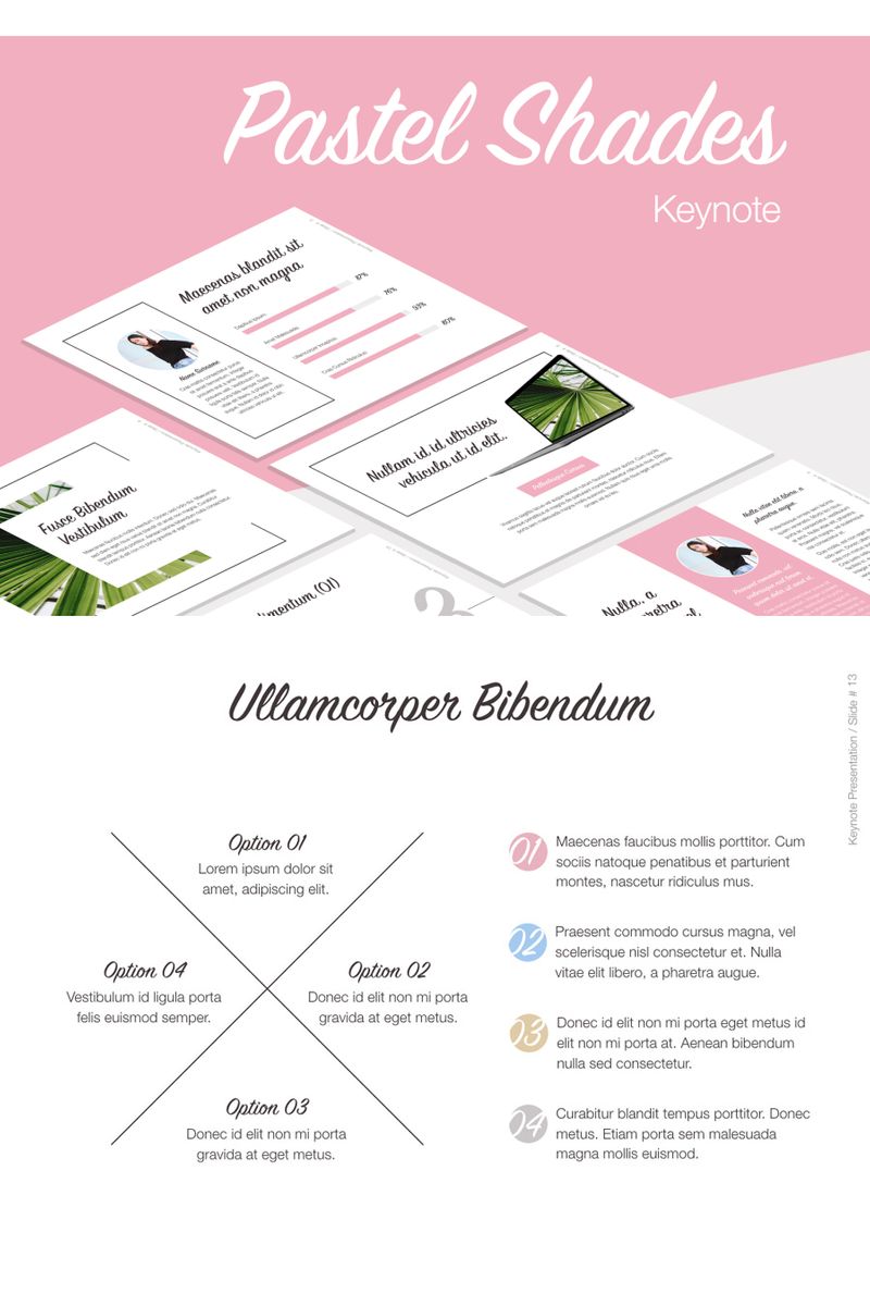 Pastel Shades - Keynote template