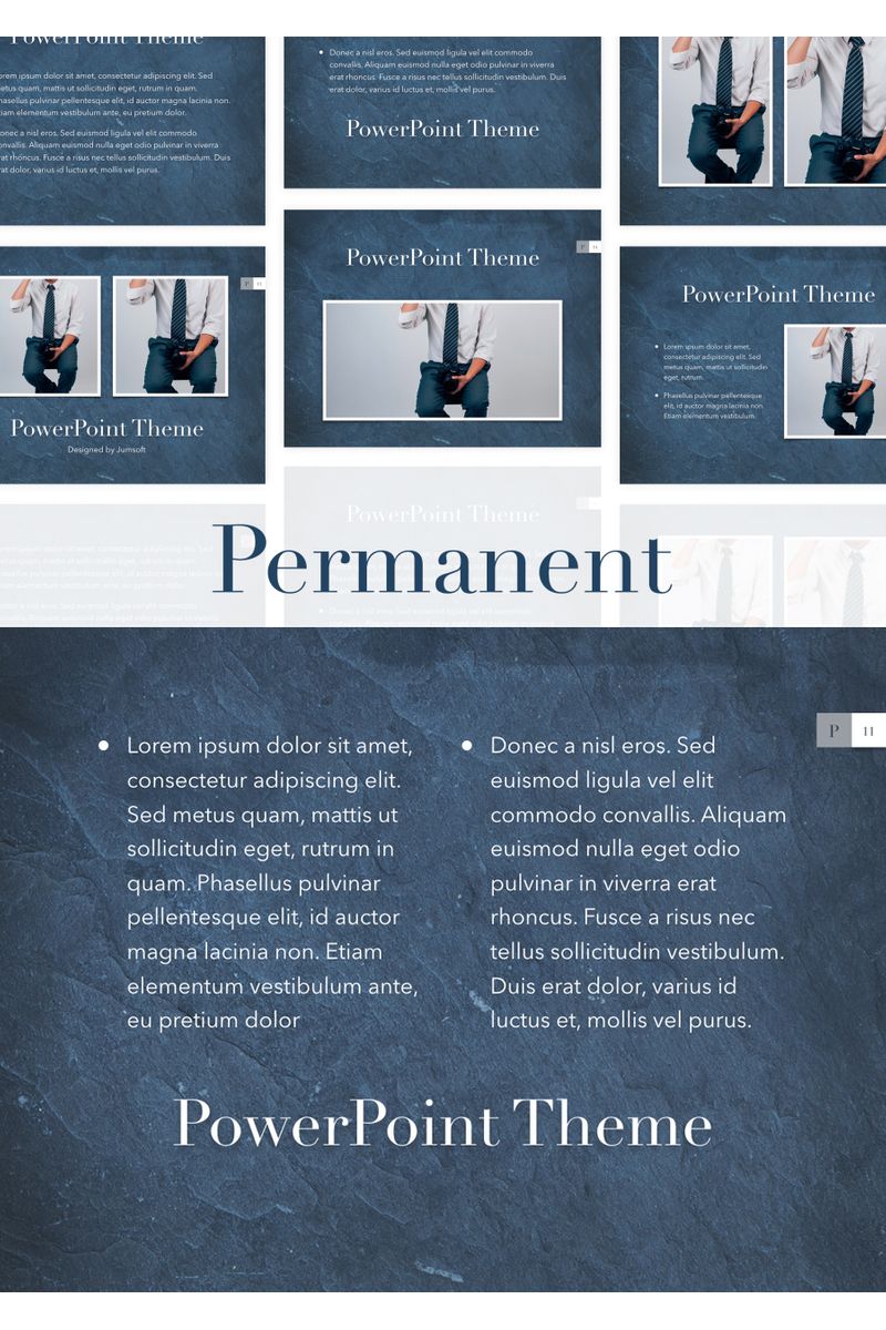 Permanent PowerPoint template