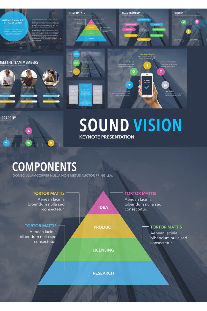 Sound Vision - Keynote template