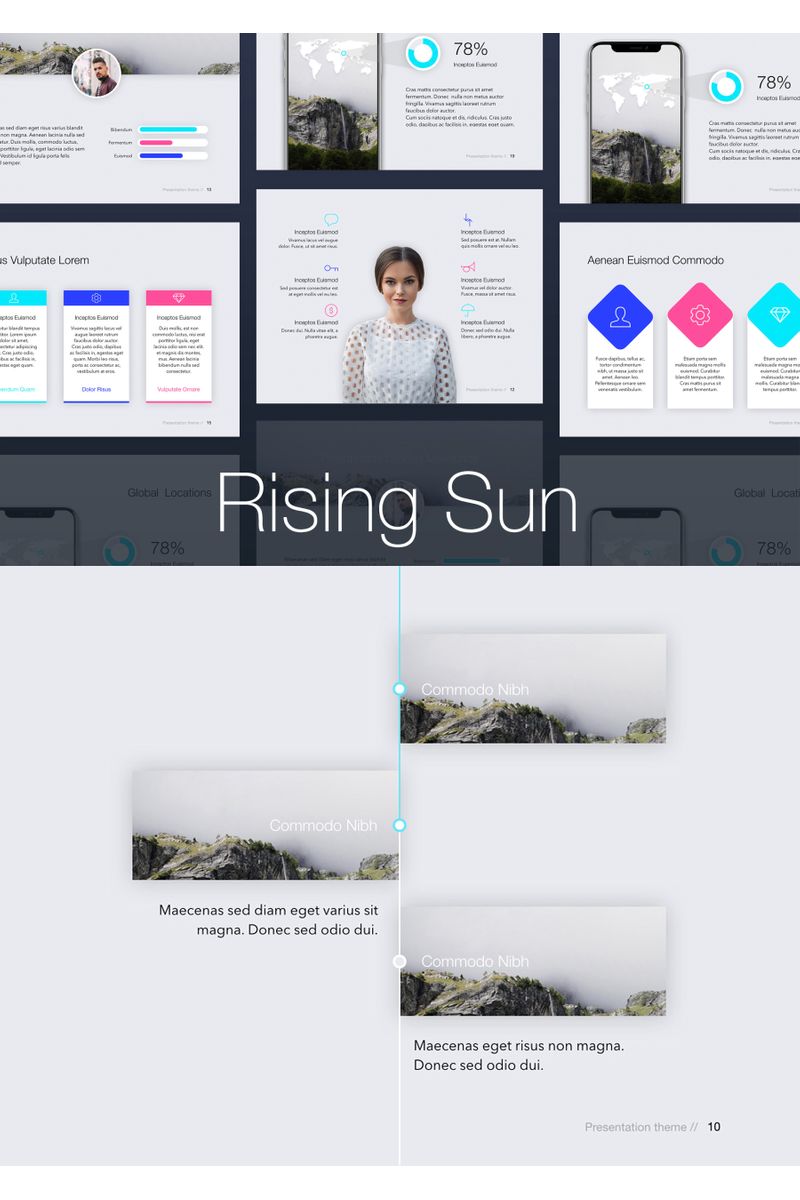 Rising Sun - Keynote template