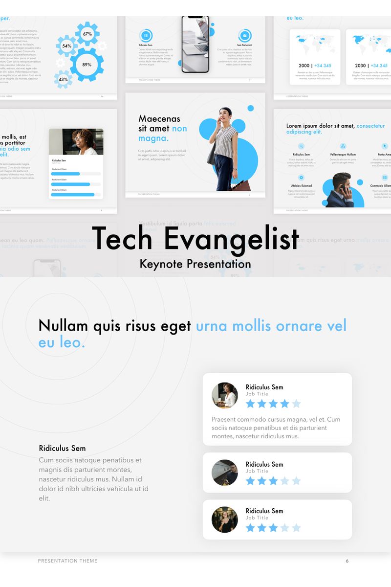 Tech Evangelist - Keynote template