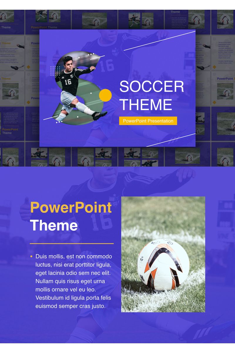 Soccer PowerPoint template