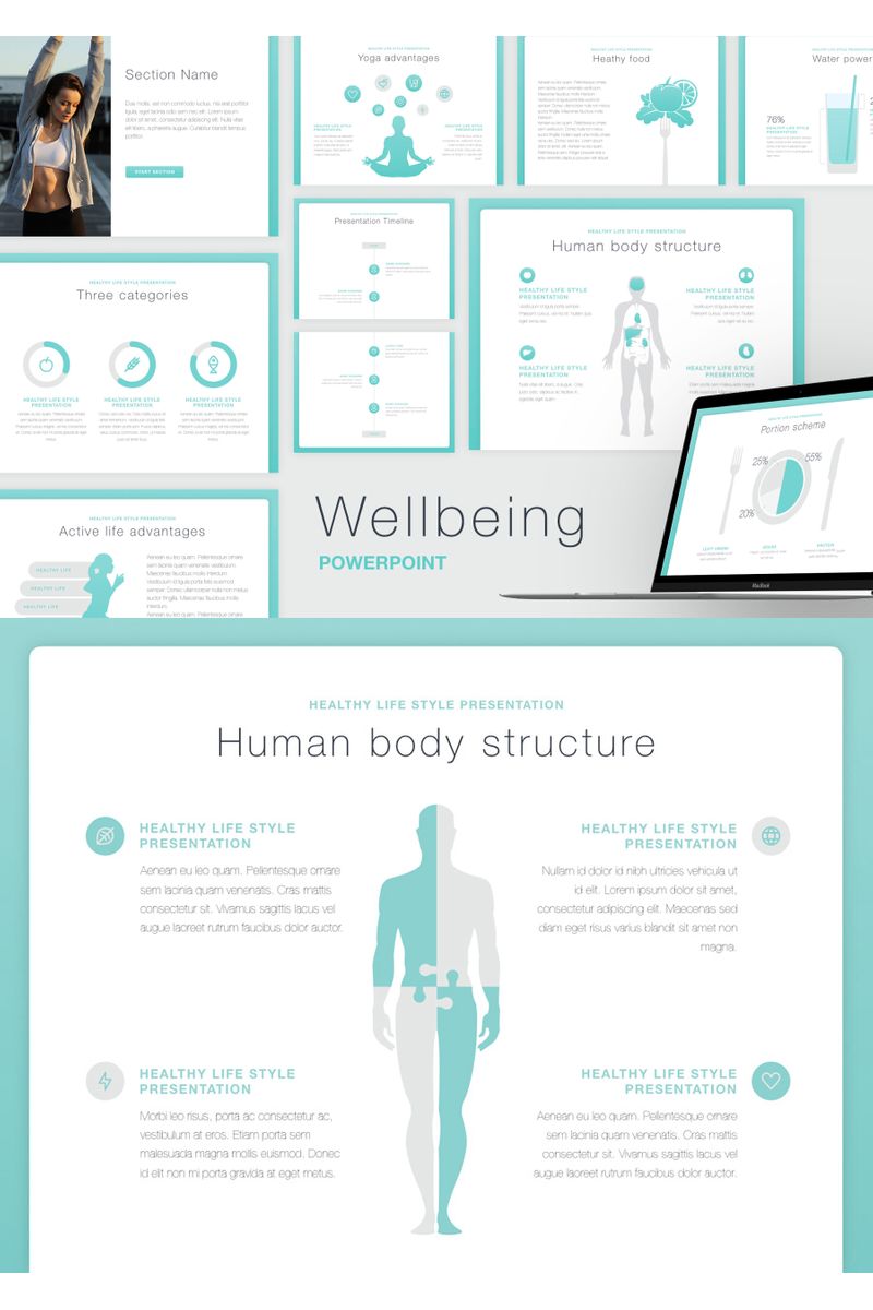 Wellbeing PowerPoint template