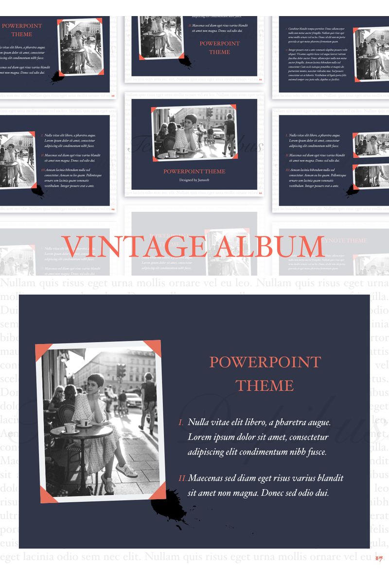 Vintage Album PowerPoint template