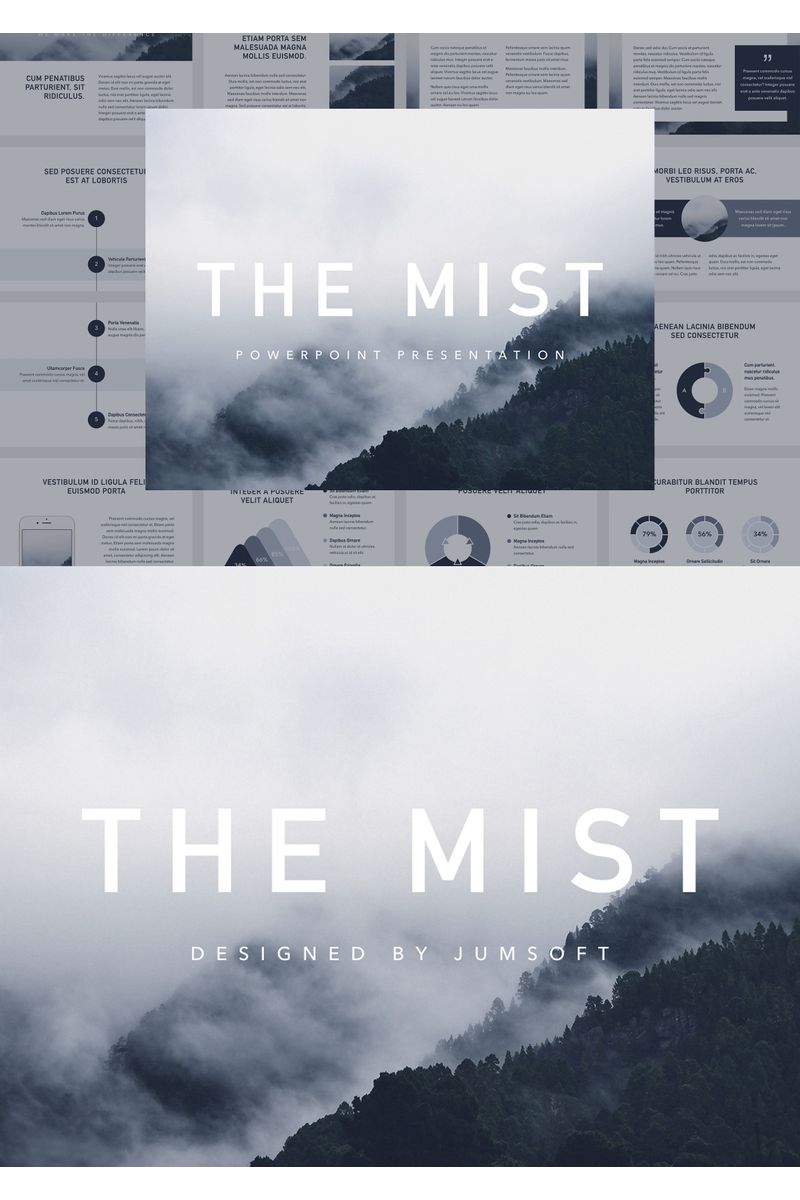 The Mist PowerPoint template