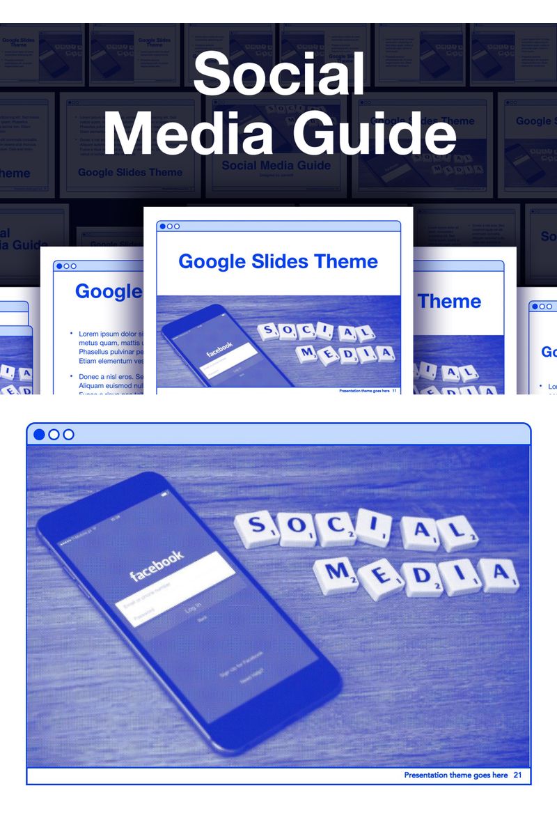Social Media Guide Google Slides