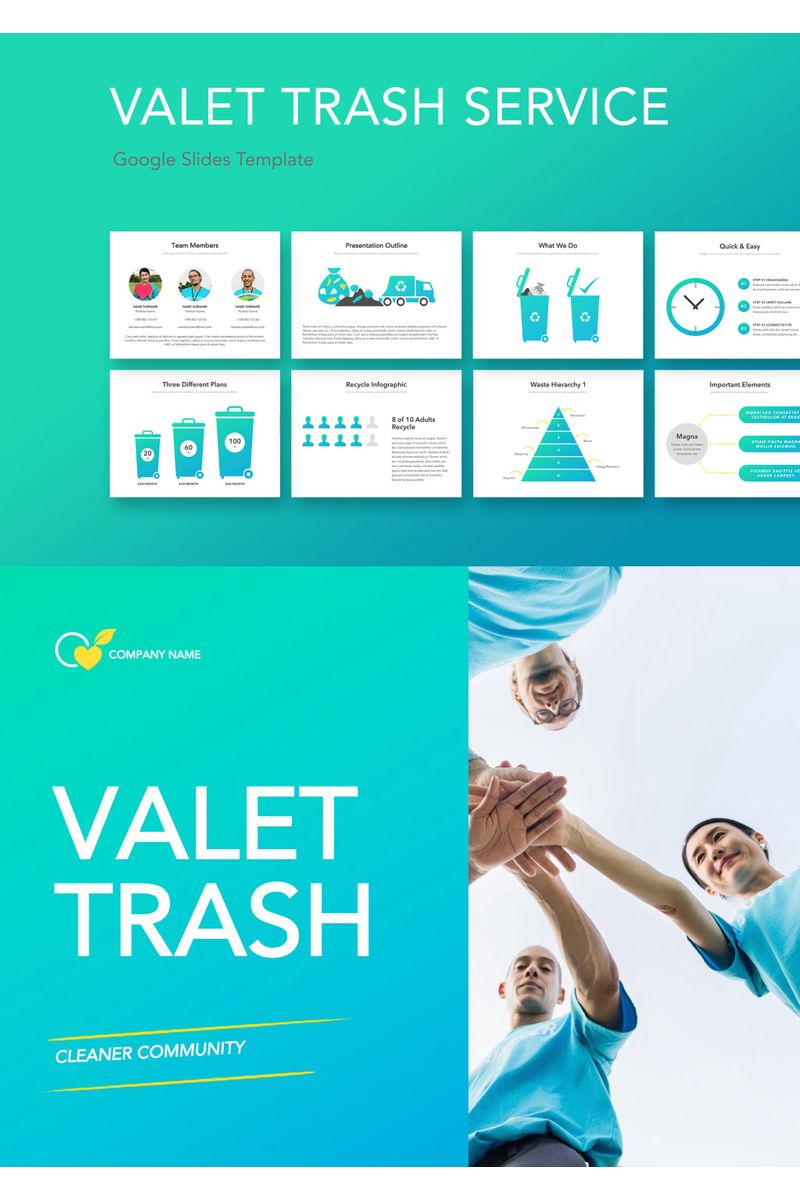 Valet Trash Service Google Slides