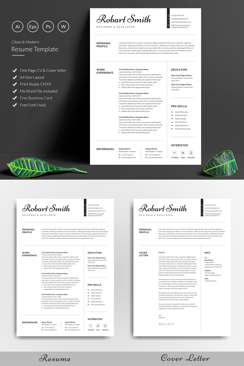 Smith Clean Resume Template