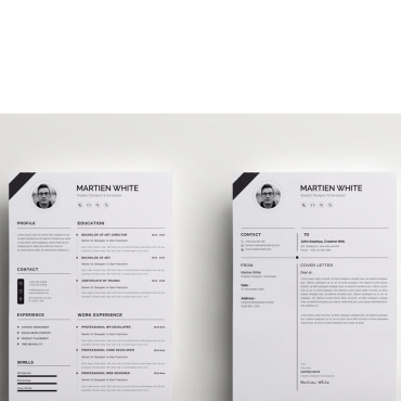 A4 Clean Resume Templates 96783