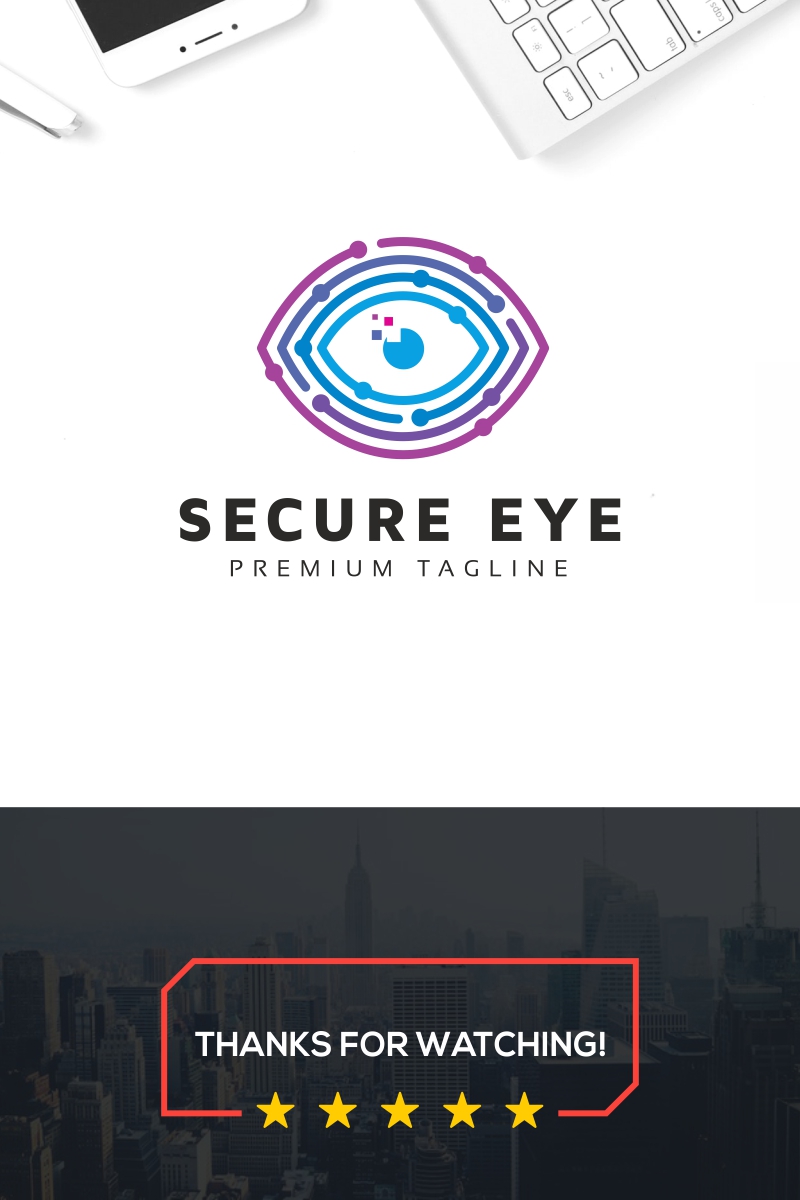 Secure Eye Logo Template