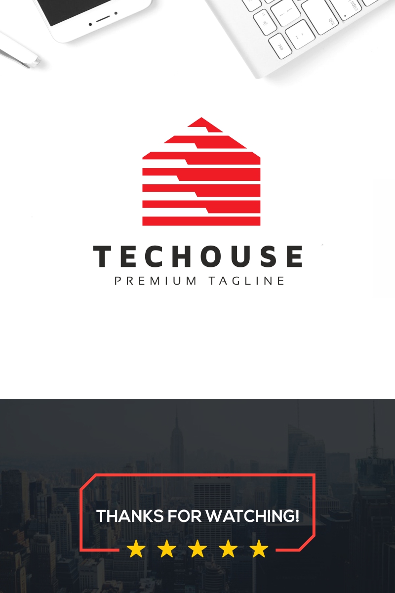 Tech House Logo Template