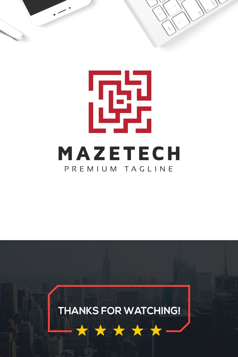 Maze Tech Logo Template