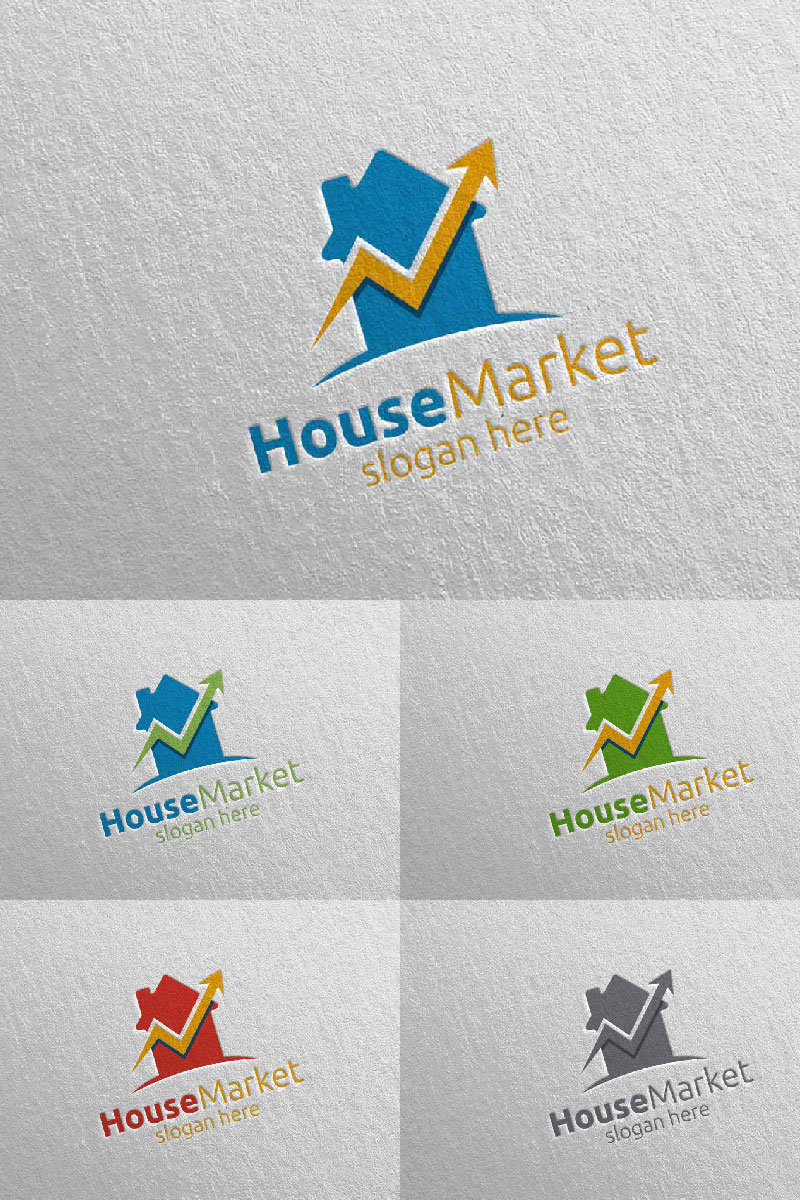 Real Estate Marketing Financial Advisor 21 Logo Template