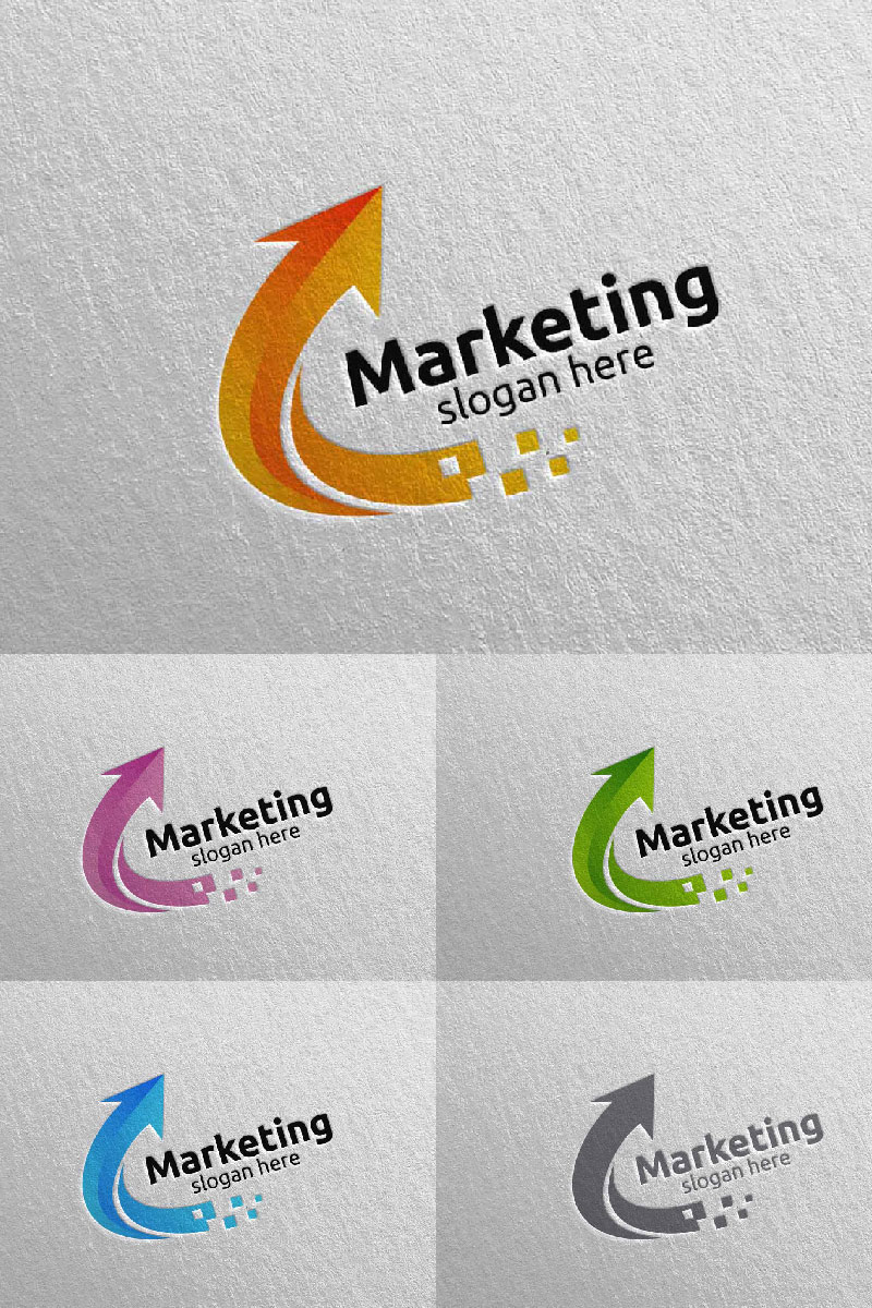 Marketing Financial Advisor Design 38 Logo Template