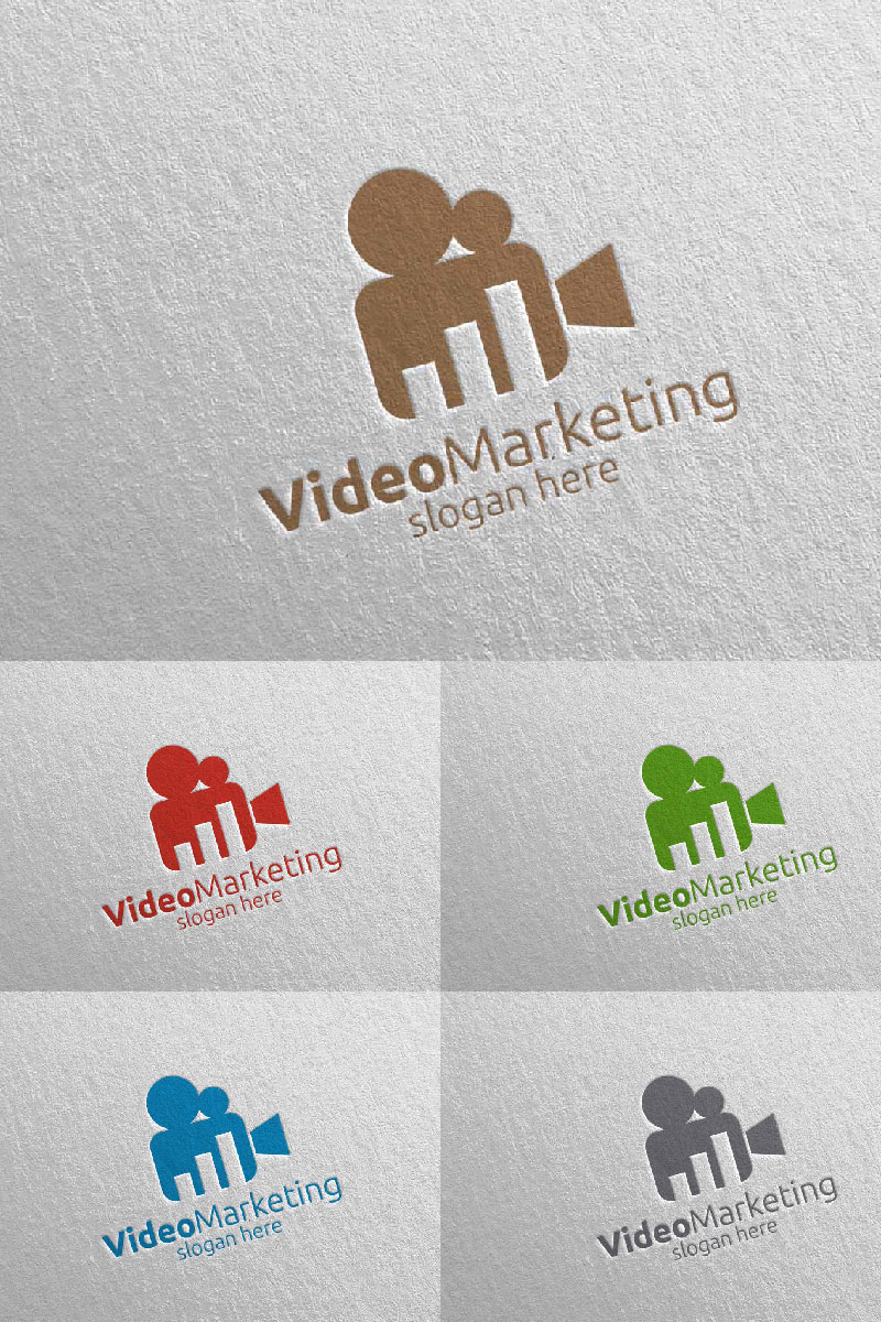 Video Marketing Financial Advisor Design 39 Logo Template