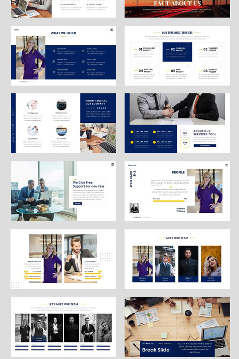 Business - Consultant Finance - Keynote template
