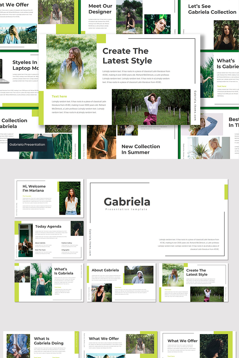 Gabriela - Keynote template