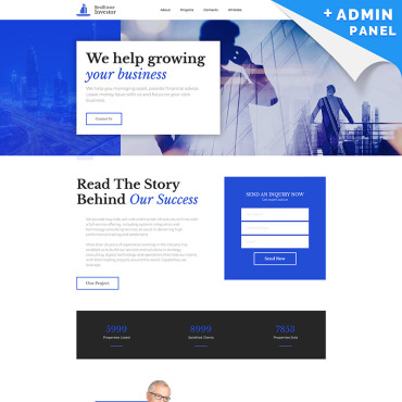 Mortgage Realty Landing Page Templates 97010