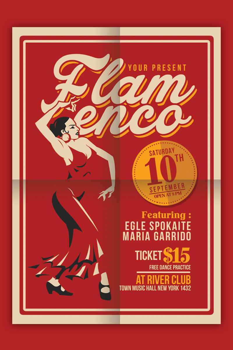 Flamenco Flyer - Corporate Identity Template