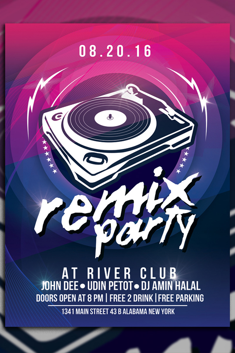 Remix Music Party - Corporate Identity Template