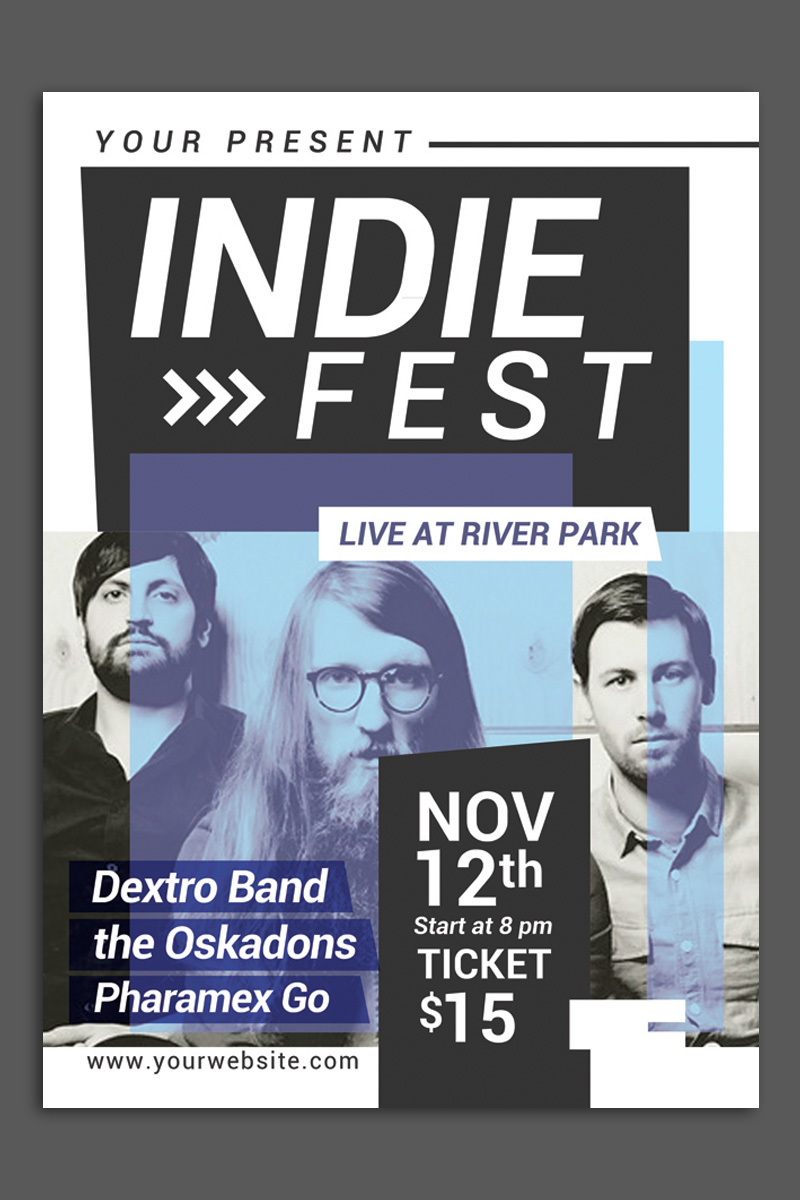 Indie Fest Flyer - Corporate Identity Template