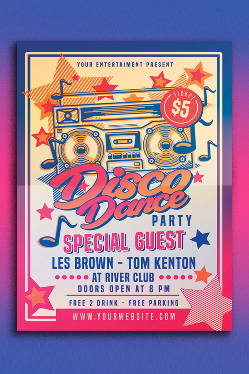 Disco Dance Party - Corporate Identity Template