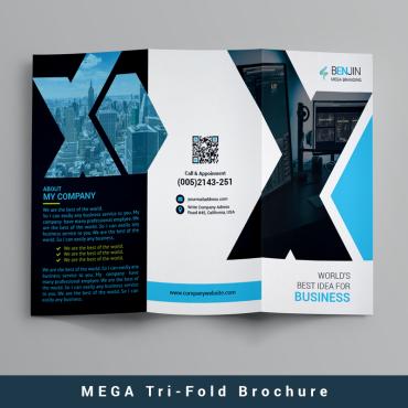 Blue Brochure Corporate Identity 97115